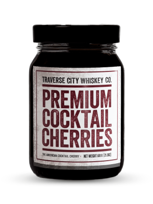 Cocktail Cherries Jar with Cherries